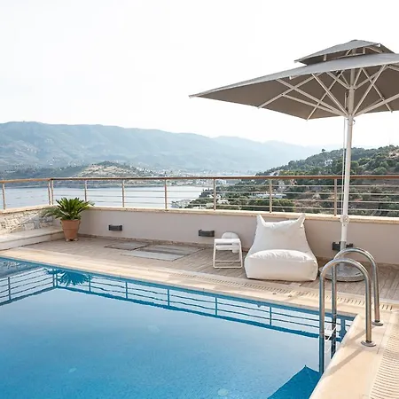Villa Kalavria Luxury Suites, Afroditi With Magnificent Sea View And Private Swimming Pool.